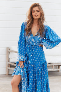 Teresa Maxi Dress Saint Print Kenzie Tenzie