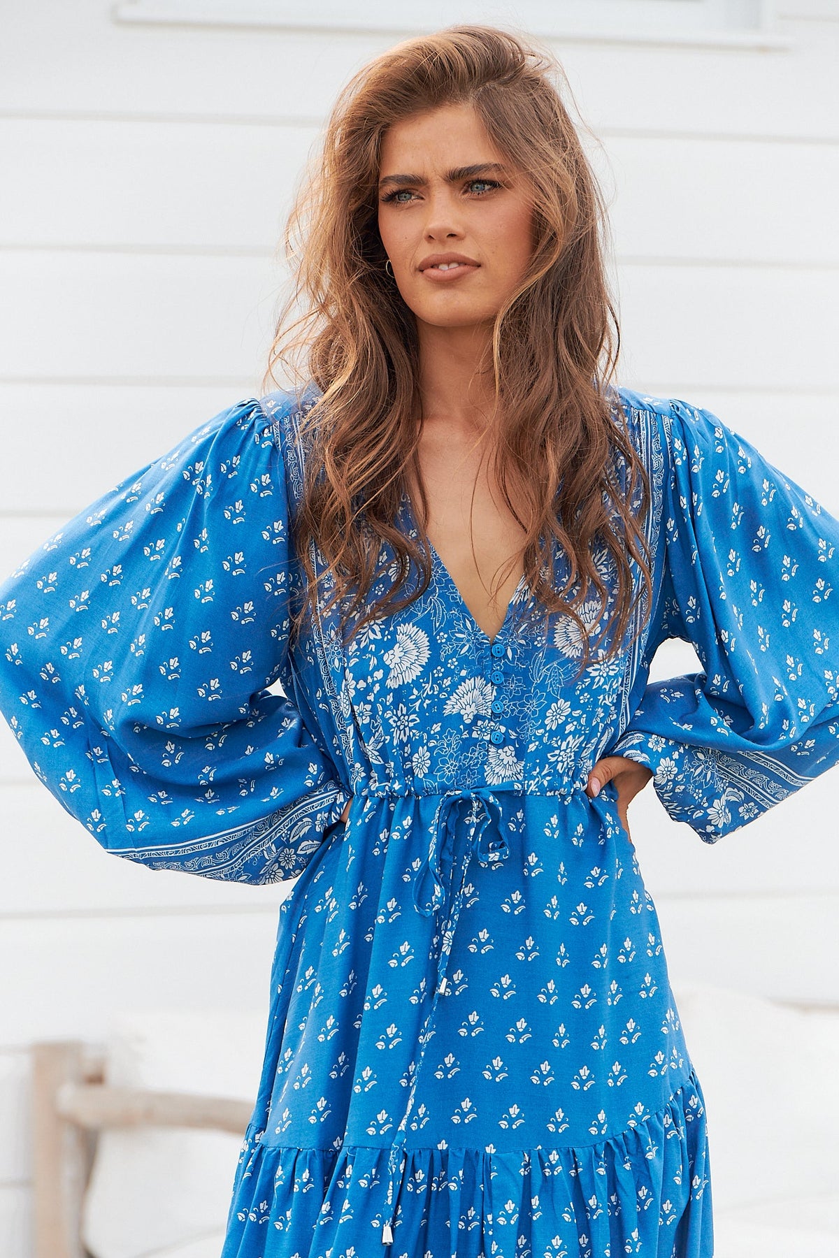 Teresa Maxi Dress Saint Print Kenzie Tenzie