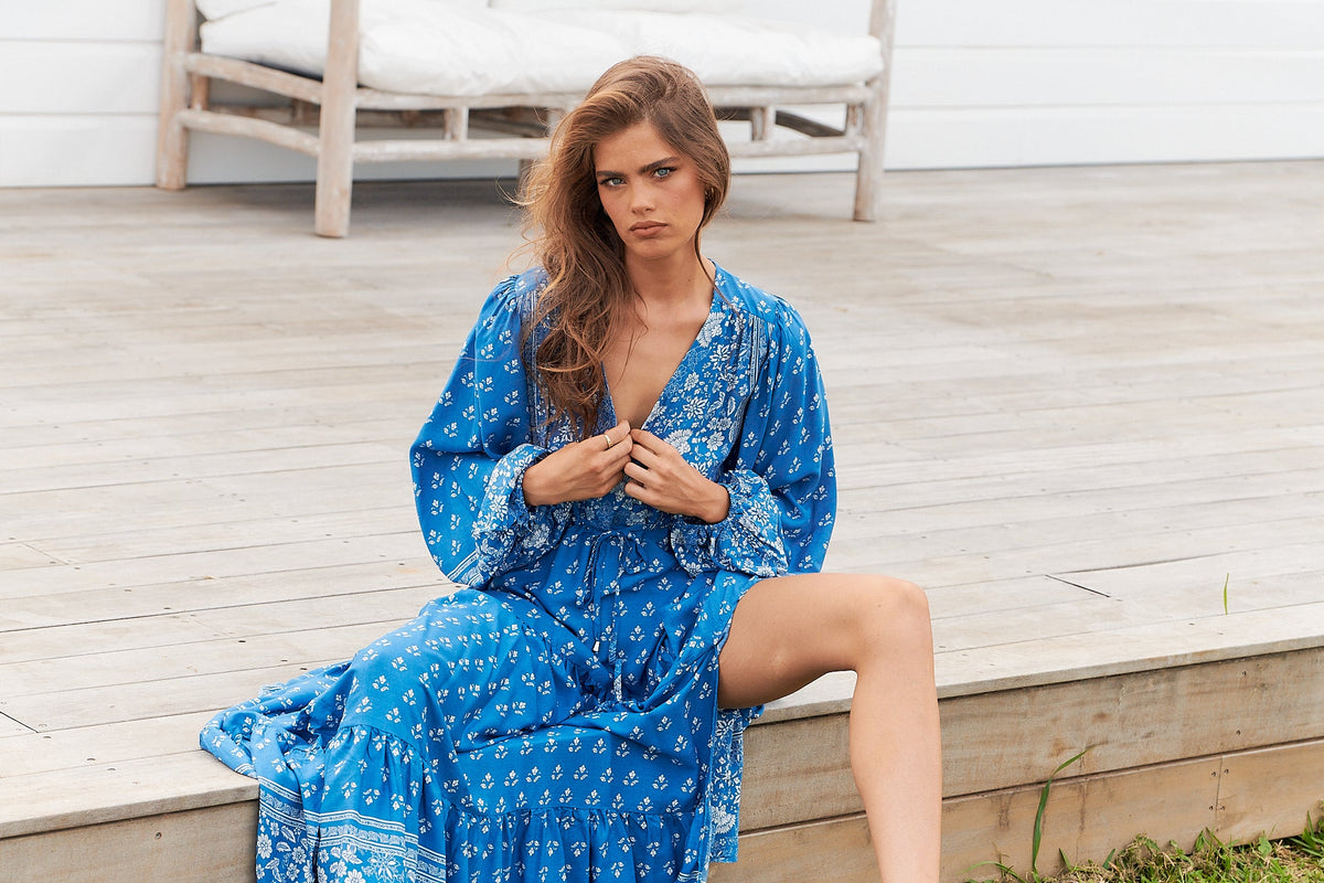Teresa Maxi Dress Saint Print Kenzie Tenzie