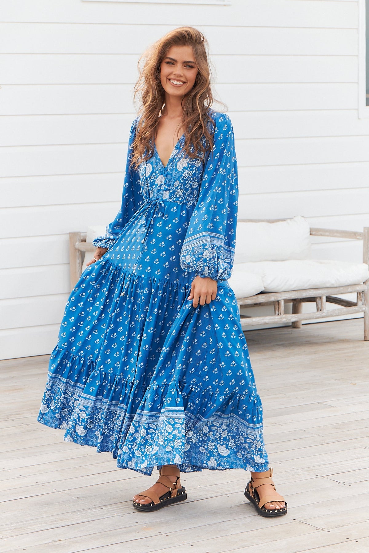 Teresa Maxi Dress Saint Print Kenzie Tenzie