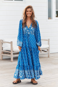Teresa Maxi Dress Saint Print Kenzie Tenzie