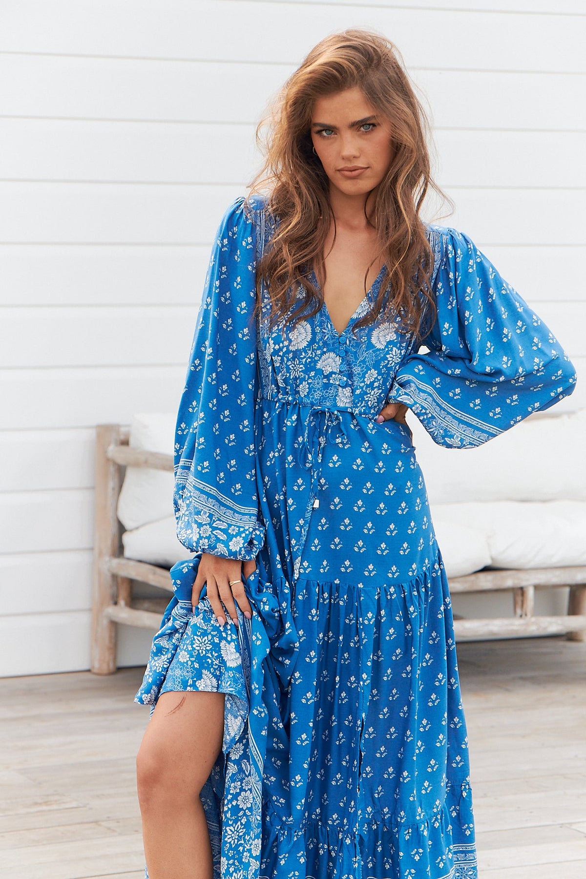 Teresa Maxi Dress Saint Print Kenzie Tenzie