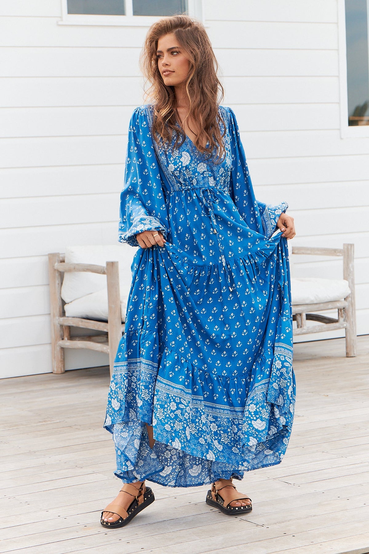 Teresa Maxi Dress Saint Print Kenzie Tenzie