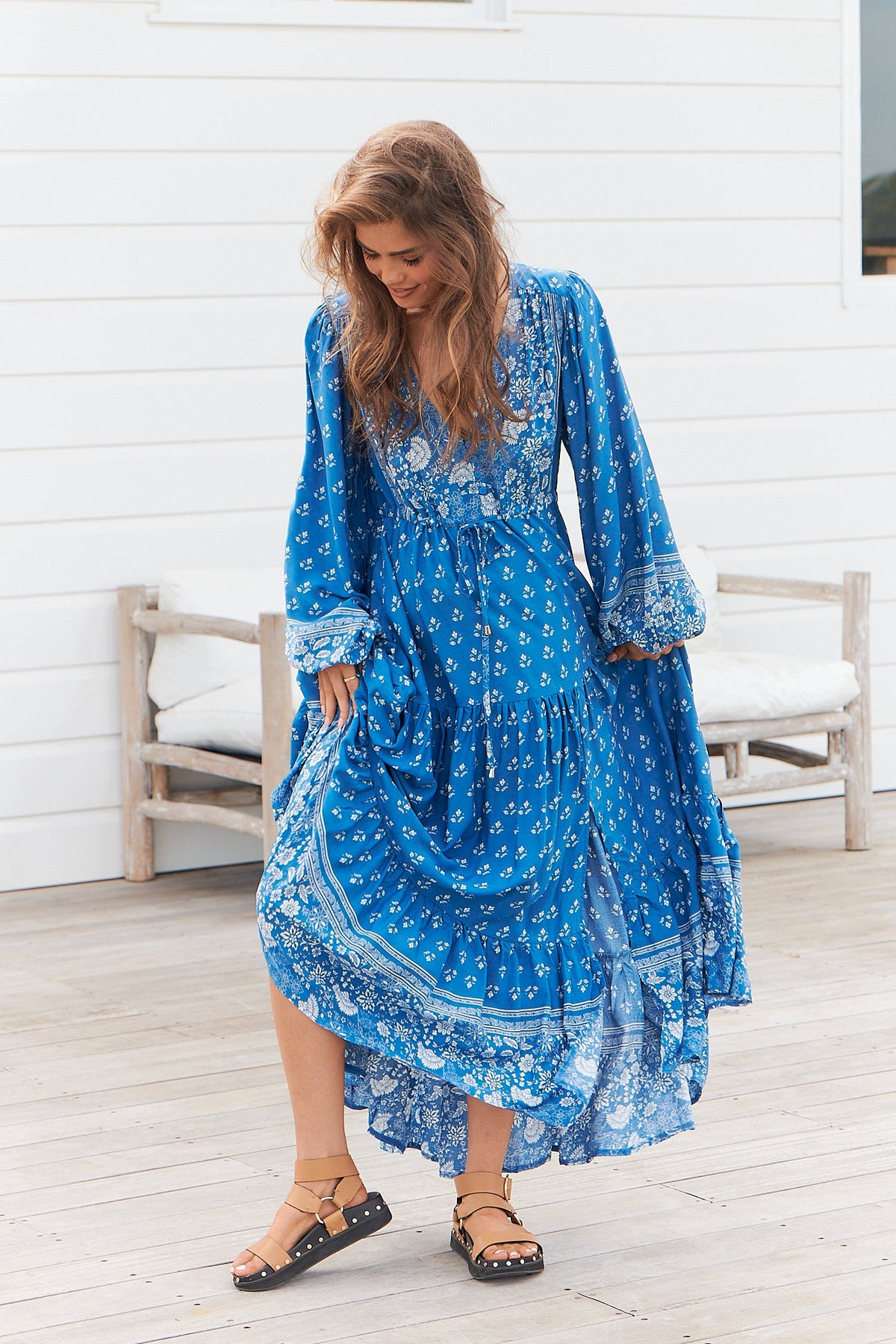 Teresa Maxi Dress Saint Print Kenzie Tenzie