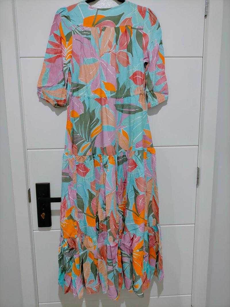Tessa Maxi Dress Kiawah Print Kenzie Tenzie