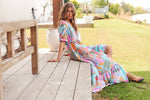 Tessa Maxi Dress Kiawah Print Kenzie Tenzie