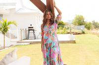 Tessa Maxi Dress Kiawah Print Kenzie Tenzie