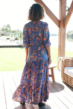 Tessa Maxi Dress Nirvana Print Kenzie Tenzie