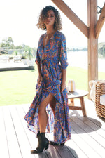 Tessa Maxi Dress Nirvana Print Kenzie Tenzie