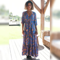 Tessa Maxi Dress Nirvana Print Kenzie Tenzie