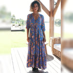 Tessa Maxi Dress Nirvana Print Kenzie Tenzie