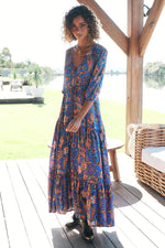 Tessa Maxi Dress Nirvana Print Kenzie Tenzie