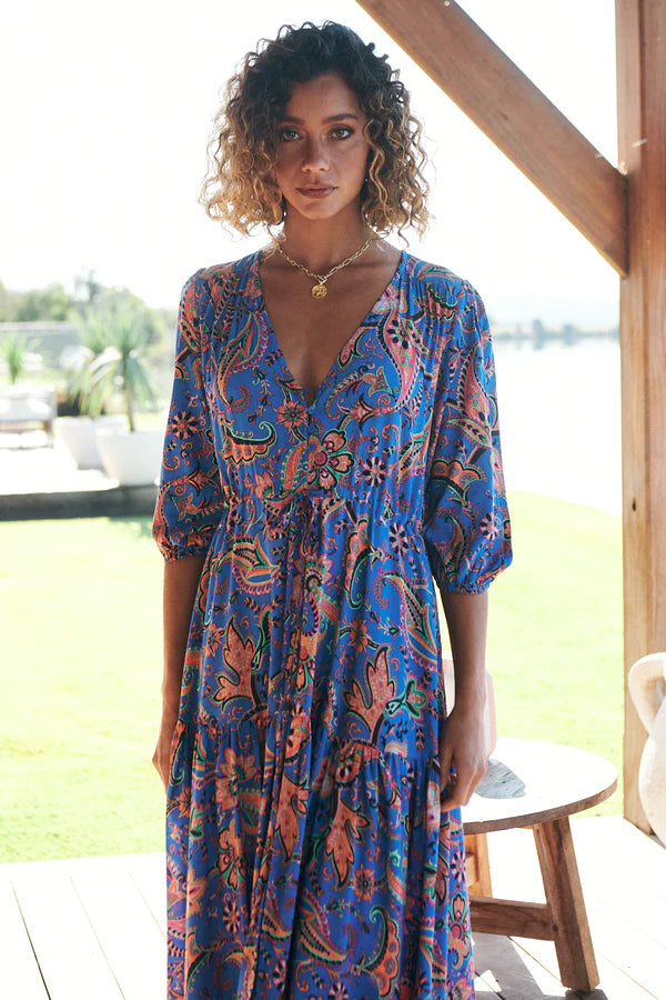 Tessa Maxi Dress Nirvana Print Kenzie Tenzie