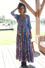 Tessa Maxi Dress Nirvana Print Kenzie Tenzie