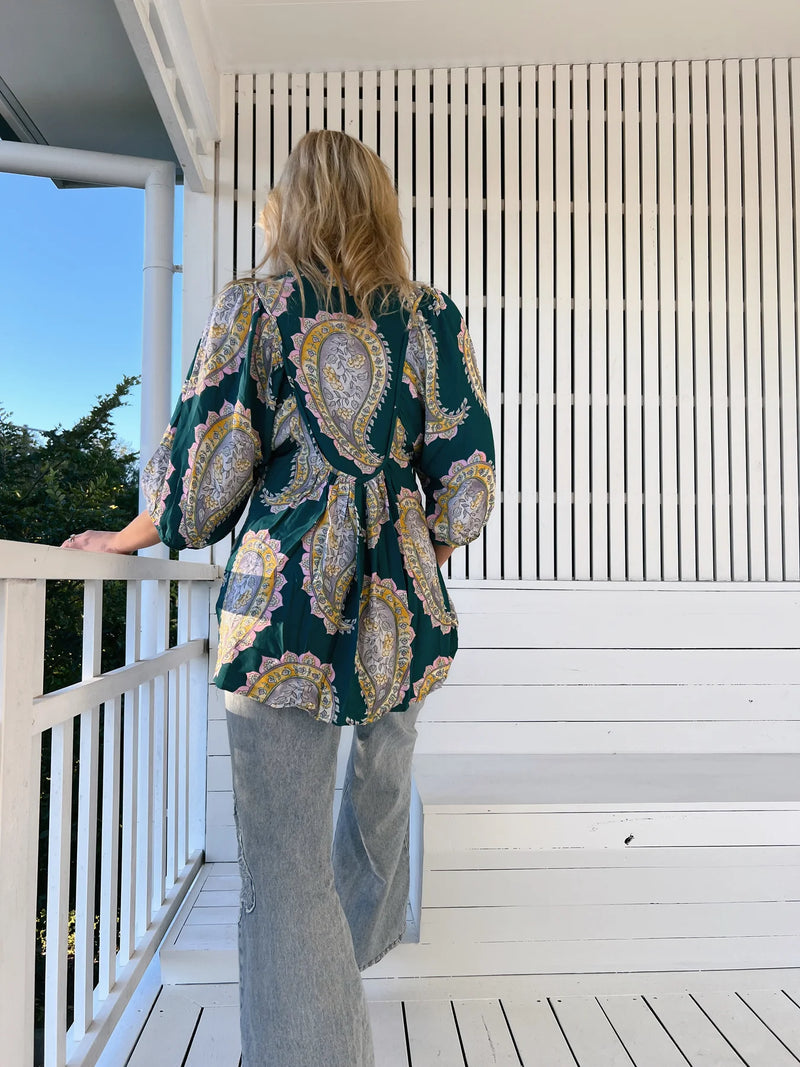 Boheme Blouse Mahala print