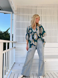 Boheme Blouse Mahala print