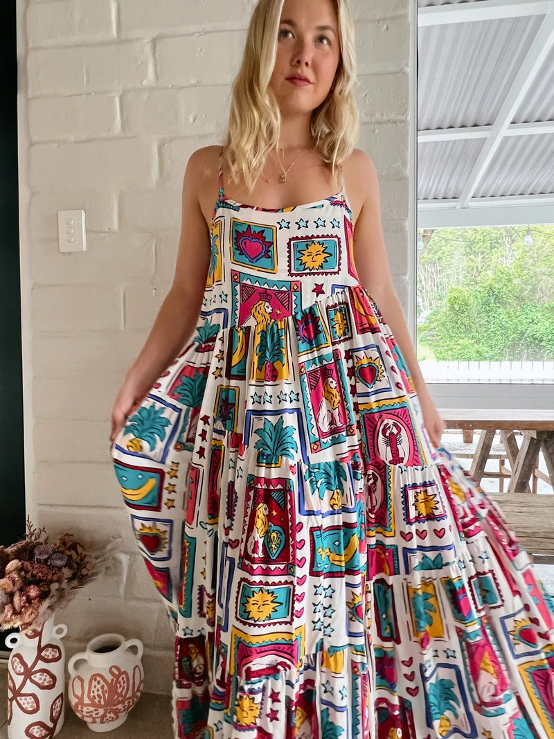 Winona Maxi Dress Alice print