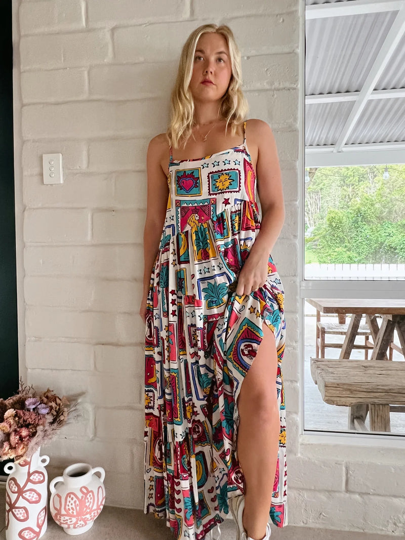 Winona Maxi Dress Alice print