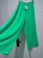 Vacation Linen Pants - Green Kenzie Tenzie