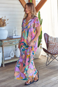 Valerie Maxi Dress Matisse Print Kenzie Tenzie