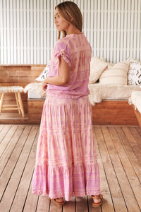 Vital Maxi Skirt Ophilia print Kenzie Tenzie