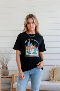 Wait for the Sunrise Arizona Black Band Tee Kenzie Tenzie