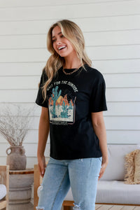 Wait for the Sunrise Arizona Black Band Tee Kenzie Tenzie