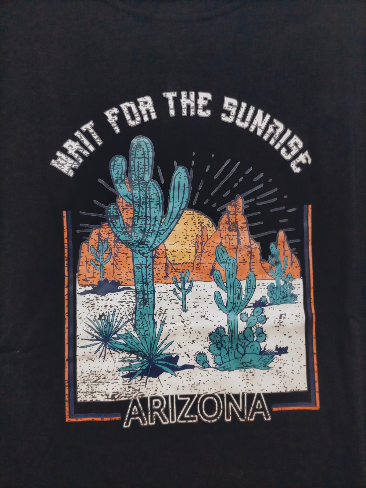 Wait for the Sunrise Arizona Black Band Tee Kenzie Tenzie