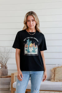 Wait for the Sunrise Arizona Black Band Tee Kenzie Tenzie