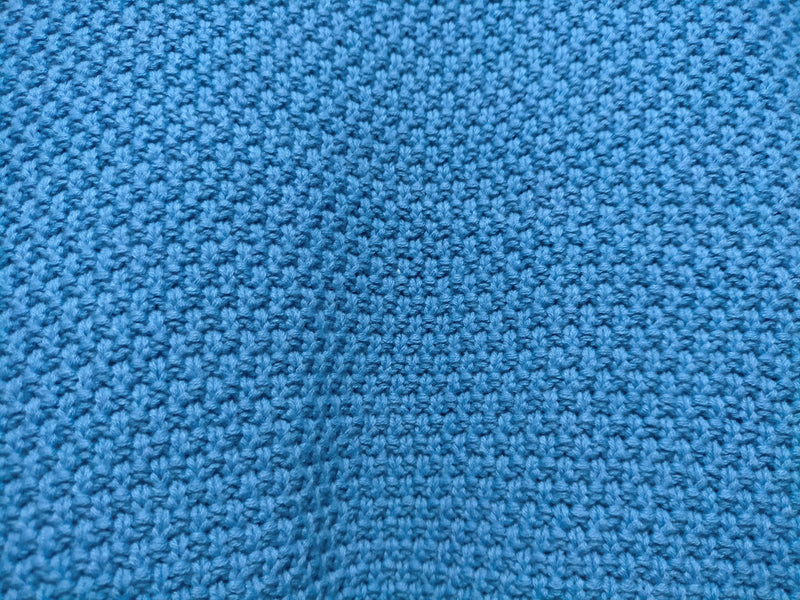 Willow Blue Waffle Knit Jumper by Miracle Fashion Kenzie Tenzie