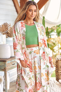 Zoran Kimono Verbena print Kenzie Tenzie