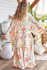 Zoran Kimono Verbena print Kenzie Tenzie