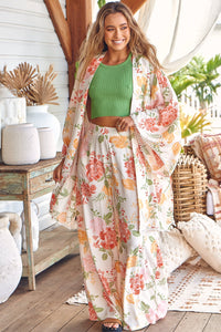 Zoran Kimono Verbena print Kenzie Tenzie