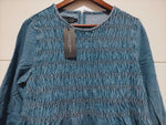 Adelaide Chambray Denim Mini Dress Vintage Mid Blue
