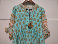 Kora Midi Dress Aquarius Print