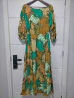 Ballet Maxi Dress Wanderlust print