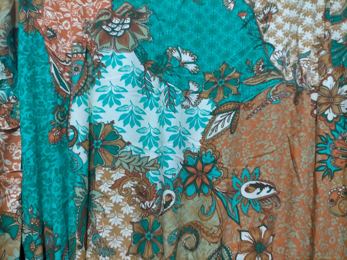 Ballet Maxi Dress Wanderlust print