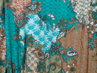 Ballet Maxi Dress Wanderlust print