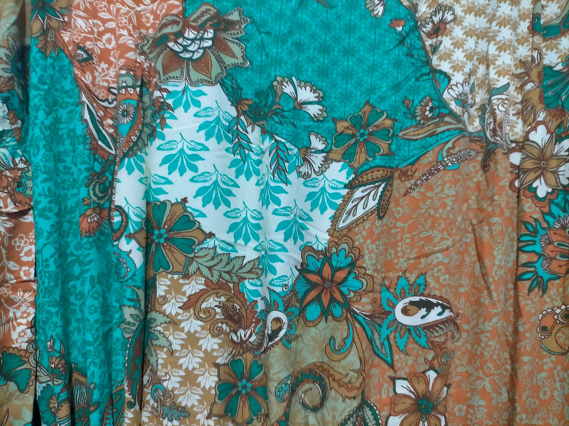 Ballet Maxi Dress Wanderlust print