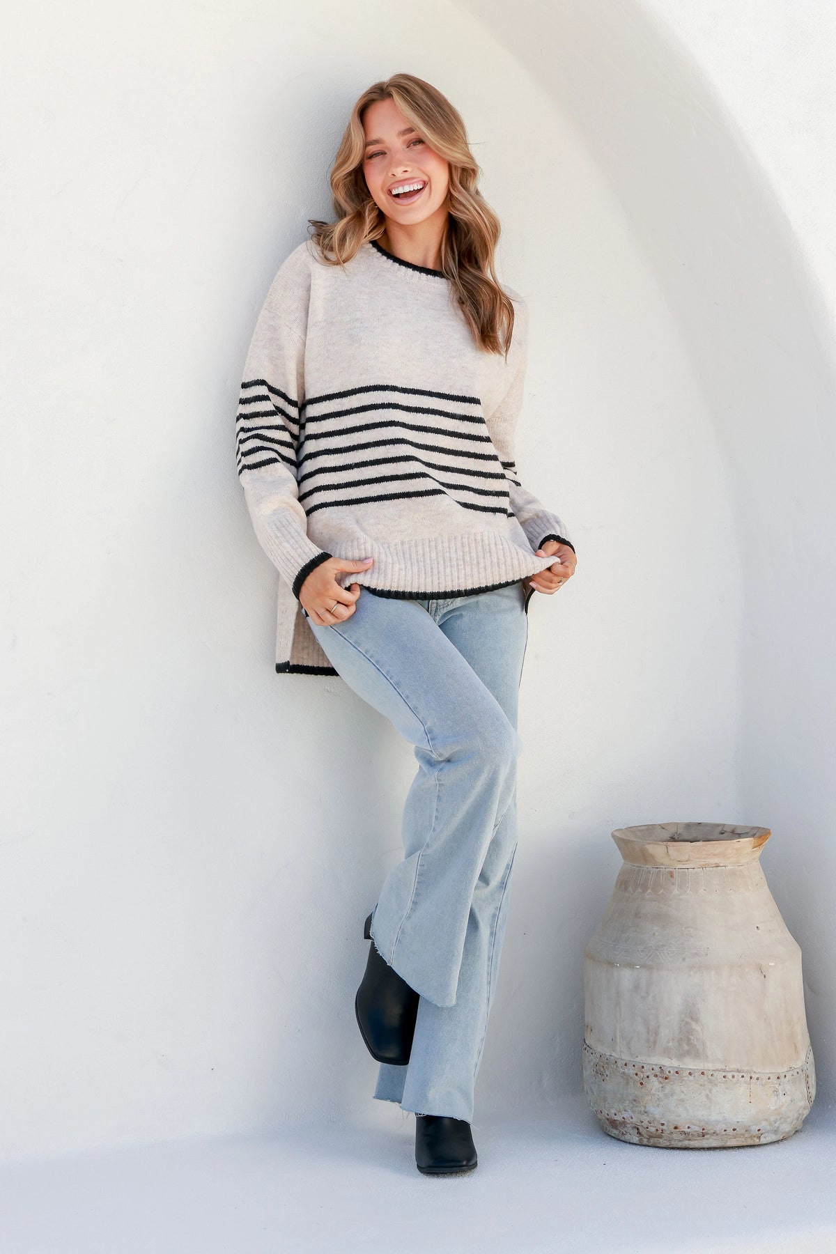 Blake Stripe Knit Jumper