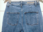 Bondi Straight Leg Stretch Cargo Jean - Mid Blue