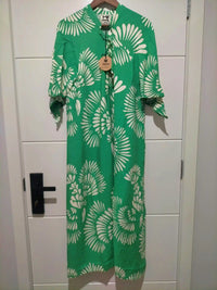Bree Kaftan Maxi Dress Canary Island print