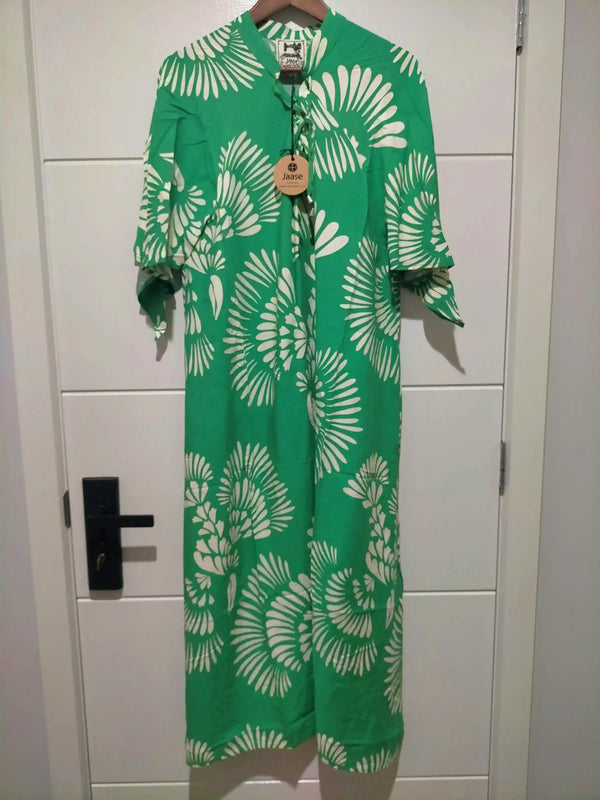 Bree Kaftan Maxi Dress Canary Island print