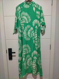 Bree Kaftan Maxi Dress Canary Island print