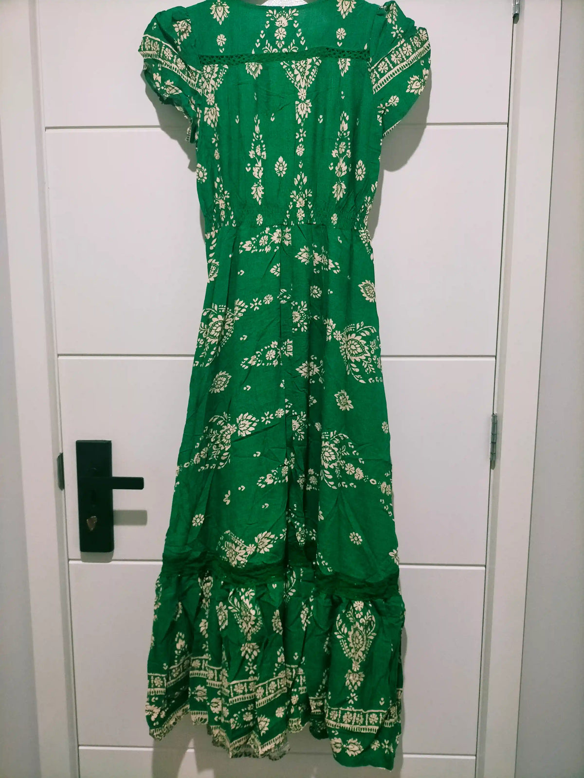 Carmen Maxi Dress Kiva print