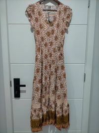 Carmen Maxi Dress ~ Wild Gypsy print