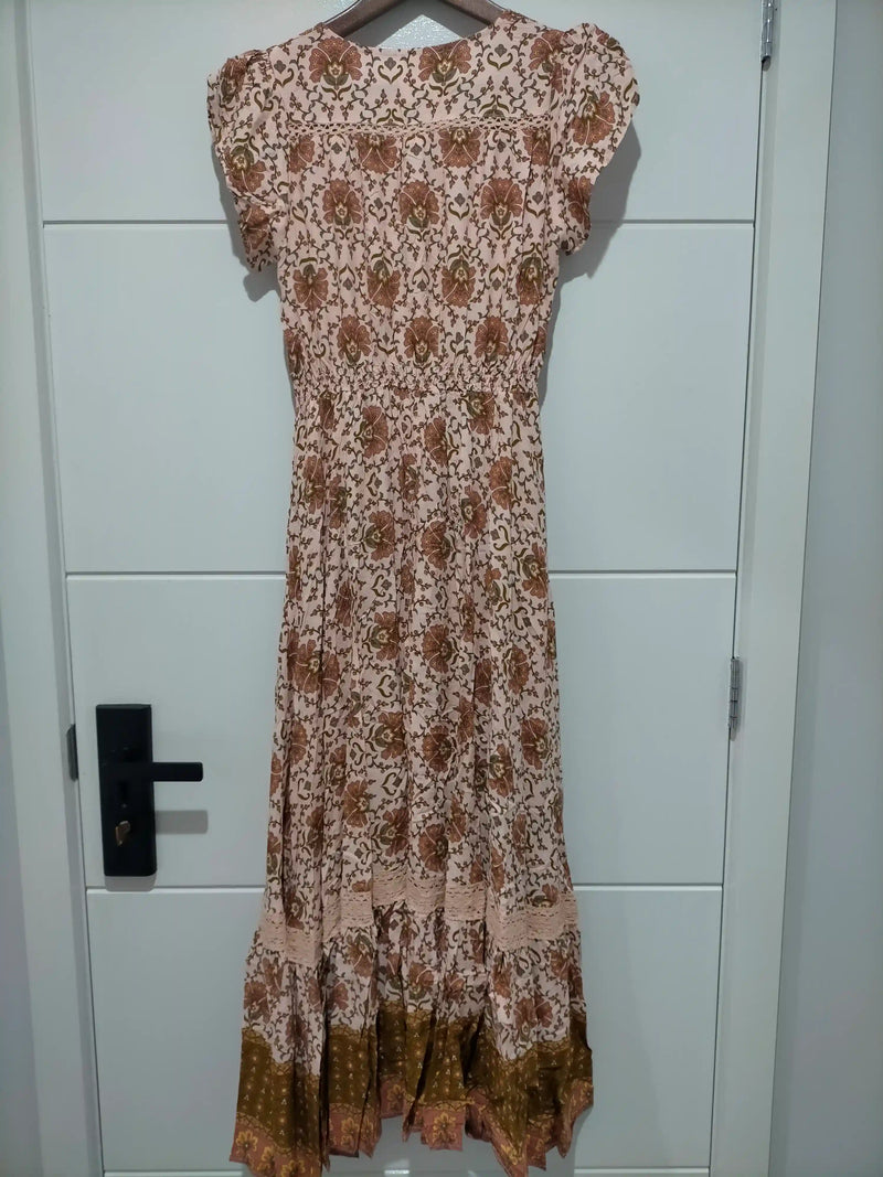 Carmen Maxi Dress Wild Gypsy print