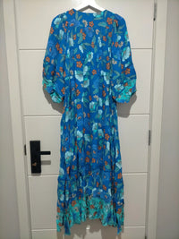 Catalonia Maxi Dress Love in Mist print