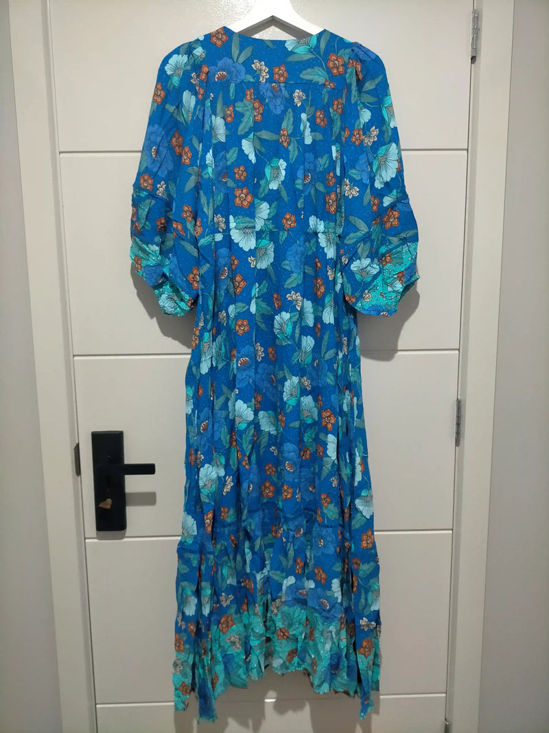 Catalonia Maxi Dress Love in Mist print