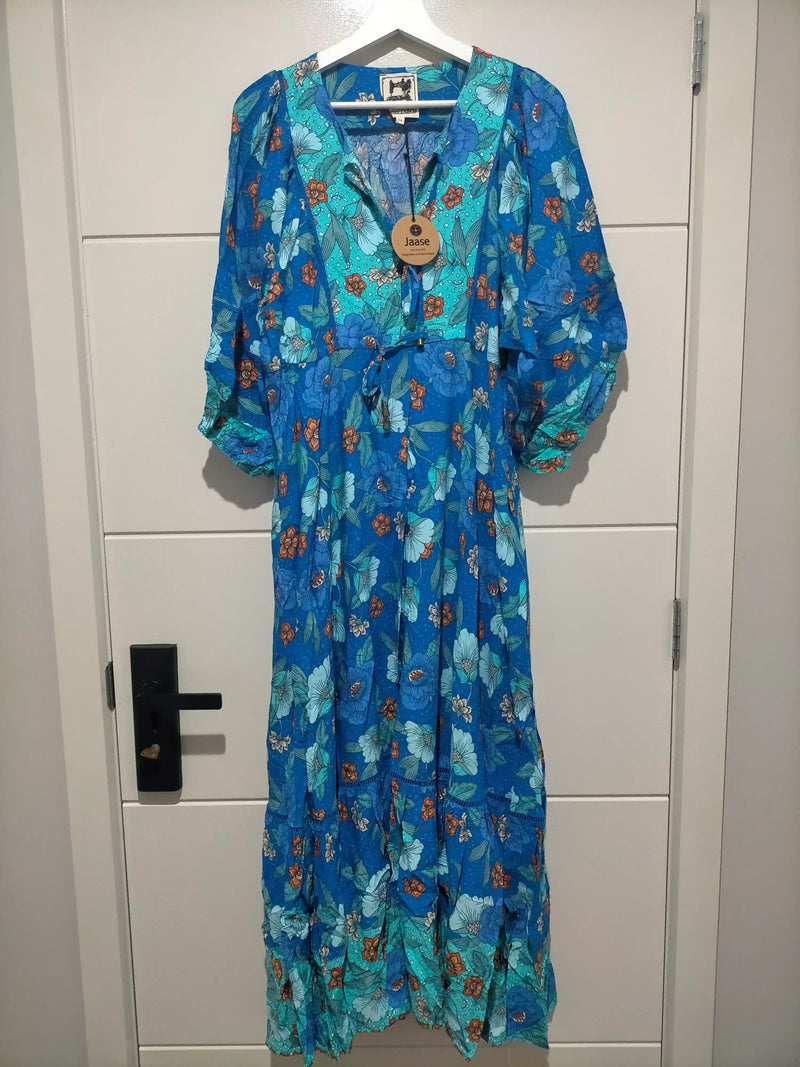 Catalonia Maxi Dress Love in Mist print